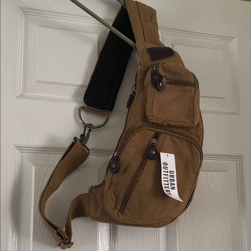 Urban Outfitters Tan Belt Bag with Classic Style
